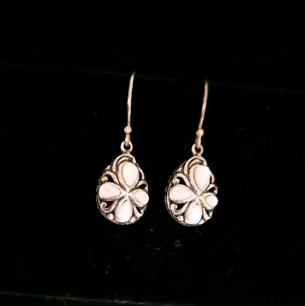 Indigo Falls Sterling Moonstone Earrings